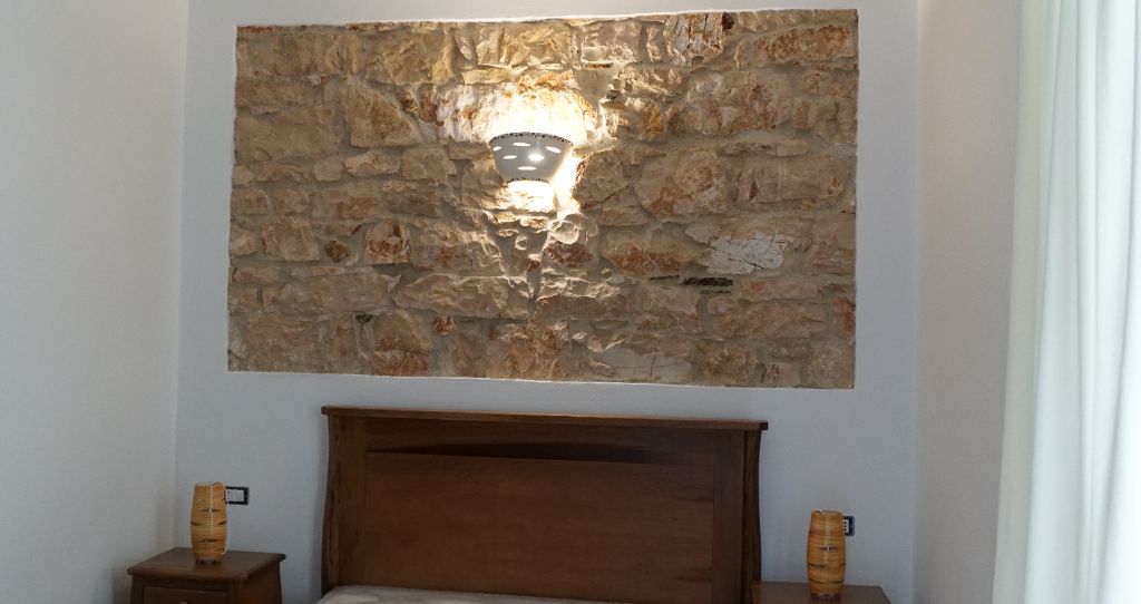 Stone bedroom